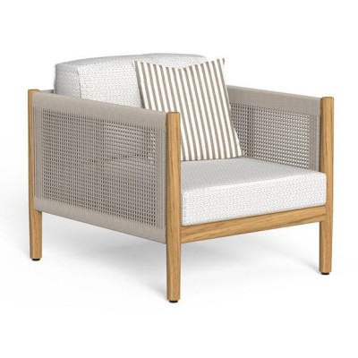 Fotoliu Dolcevita, Natural Teak - Dune White, Talenti