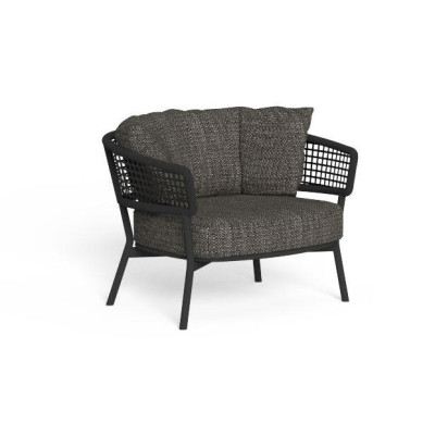 Fotoliu living Moon, Aluminium Graphite - Dark Grey, Talenti