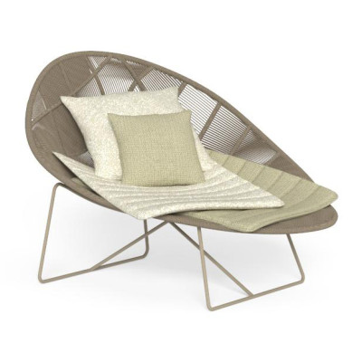 Fotoliu living relax Panama, Dove - Sand, Talenti