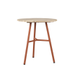 Masă de grădină Arda, diametru 70cm, coral