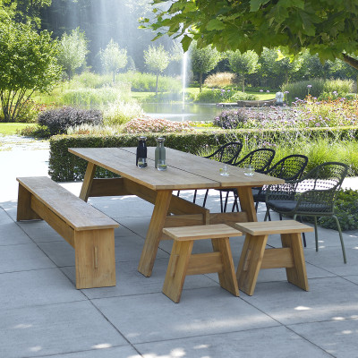 Mobilier terasa Maax&Luuk M3117. Conține culorile: Galben, Auriu Perlă, Fildeș
