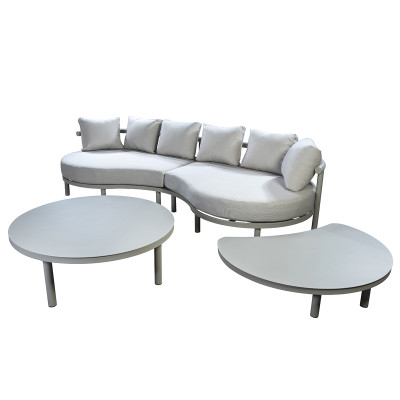 Mobilier terasa Yoi Furniture Y1250_Y1251_Y1256_Y1255. Conține culorile: Gri, Telegri 4, Gri, Gri-Verde