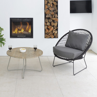 Mobilier terasa Maax&Luuk M4051-80_MKS066-10205. Conține culorile: Gri, Gri Închis Perlă, Alb, Alb Trafic, Albastru, Albastru Noapte