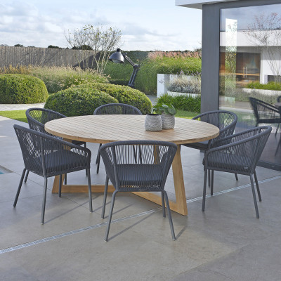 Mobilier terasa Borek 4321-19_KS370-10030. Conține culorile: Albastru, Albastru Ultramarin, Roșu, Roșu Semnal, Alb, Alb Trafic