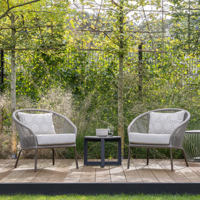 Mobilier terasa Borek 4322-35_KS371-11115. Conține culorile: Negru, Negru Trafic, Bej, Bej Perlă