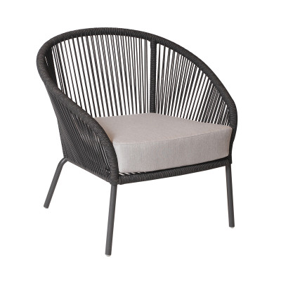 Mobilier terasa Borek 4322-19_KS371-11115. Conține culorile: Gri, Gri Mătase, Maro, Maro-Gri