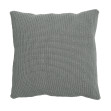 Pernă decorativă Crochette, pătrată, gri metalic