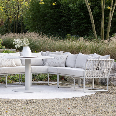 Mobilier terasa Borek 6558. Conține culorile: Gri, Telegri 4, Gri, Gri Quartz