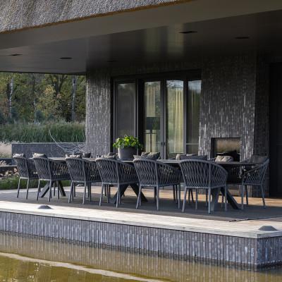 Mobilier terasa Borek 6534-69-7556-3099. Conține culorile: Gri, Gri Trafic B, Alb, Alb Trafic