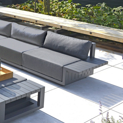 Mobilier terasa Borek 7522-69_KS460F-AW10030. Conține culorile: Gri, Gri Grafit, Albastru, Albastru Pastel