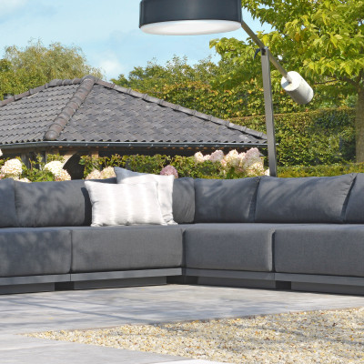Mobilier terasa Borek 7524-69_KS461F-AW10030. Conține culorile: Gri, Gri Grafit, Alb, Alb Trafic