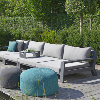 Mobilier terasa Borek 7188-69_KS343-AW11095. Conține culorile: Negru, Negru Trafic, Gri, Gri Beton
