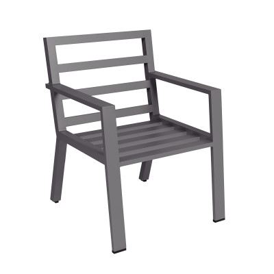 Mobilier terasa Borek 7140-69_KS338-10030. Conține culorile: Gri, Gri Prăfuit, Negru, Negru Închis, Alb, Alb Trafic