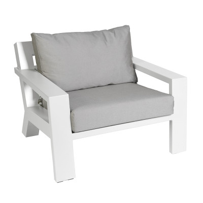 Mobilier terasa Borek 7142-12_KS340-AW11095. Conține culorile: Gri, Gri Quartz, Alb, Alb Semnal
