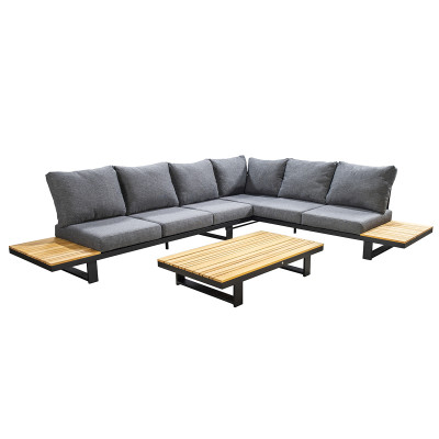 Mobilier terasa Yoi Furniture Y1235_Y1234_Y1236-487. Conține culorile: Fildeș, Maro, Maro-Verde, Negru, Negru Trafic