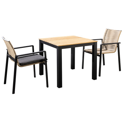 Mobilier terasa Yoi Furniture Y1141-C16. Conține culorile: Fildeș, Negru, Negru Trafic