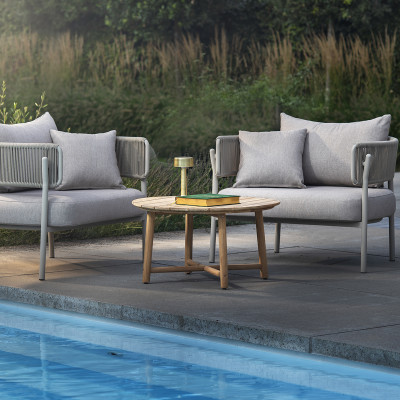 Mobilier terasa Yoi Furniture Y1312. Conține culorile: Fildeș, Galben, Auriu Perlă, Negru, Negru Închis