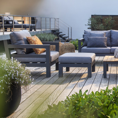 Mobilier terasa Yoi Furniture Y1137-19/425. Conține culorile: Gri, Gri Prelată, Gri, Gri Fereastră