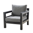 Fotoliu lounge Midori negru, Yoi Furniture