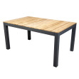 Masă de grădină Midori, gri închis / tec, Yoi Furniture