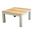 Măsuță de cafea Midori, pătrată, salix / tec, Yoi Furniture