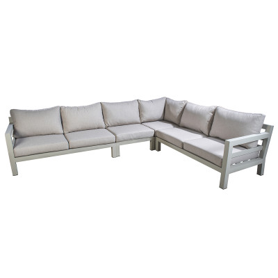 Mobilier terasa Yoi Furniture midori_cornerset_xl_22-423. Conține culorile: Gri, Gri Piatră, Maro, Maro Mahon, Albastru, Albastru Oceanic