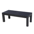Bancă de grădină Midori, negru, Yoi Furniture