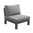 Modul de mijloc Midori, gri închis, Yoi Furniture