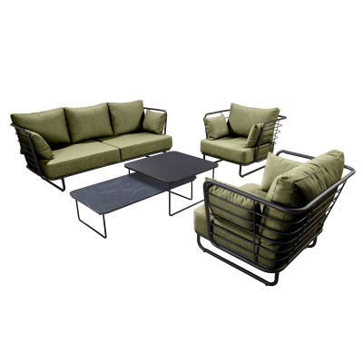 Mobilier terasa Yoi Furniture Y1201-71/453. Conține culorile: Galben, Galben Măsliniu, Negru, Negru Închis