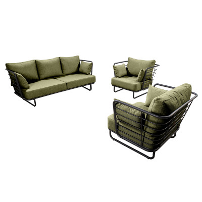 Mobilier terasa Yoi Furniture Y1200-71/453. Conține culorile: Gri, Gri Khaki, Bej, Bej Verzui, Albastru, Albastru-Negru