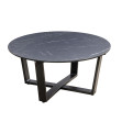 Măsuță de cafea Teeburu, diametru 75cm, ardezie