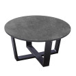 Măsuță de cafea Teeburu, diametru 60cm, ciment