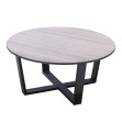 Măsuță de cafea Teeburu, diametru 75cm, travertin