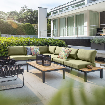 Mobilier terasa Yoi Furniture YS301D-423_YS301A-453_YS301C-71. Conține culorile: Gri, Gri Khaki, Fildeș, Fildeș Deschis, Albastru, Albastru Noapte