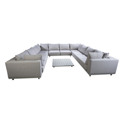 Mobilier terasa Yoi Furniture Y1296_Y1300_Y1299_Y1302_Y1297. Conține culorile: Gri, Gri Fereastră, Gri, Gri Prelată