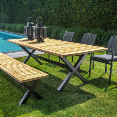 Mobilier terasa Yoi Furniture Y1122-19. Conține culorile: Fildeș, Fildeș Deschis, Maro, Maro-Verde, Maro, Maro-Negru