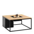 Cosiloft 100 Lounge Table Black / Teak