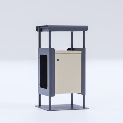 Mobilier terasa Graphtec GRPH-cos_gunoi_claro. Conține culorile: