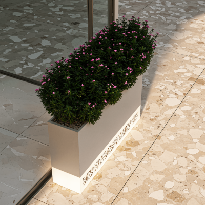 Decoratiuni Graphtec GRPH-jardiniera_motif_gri. Conține culorile: