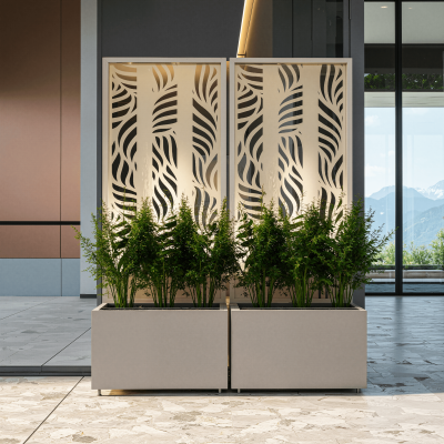 Decoratiuni Graphtec GRPH-jardiniera_vela_gri. Conține culorile: