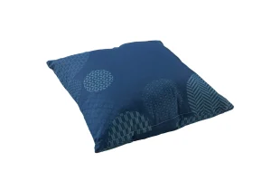 Makura Circles Blue Cushion